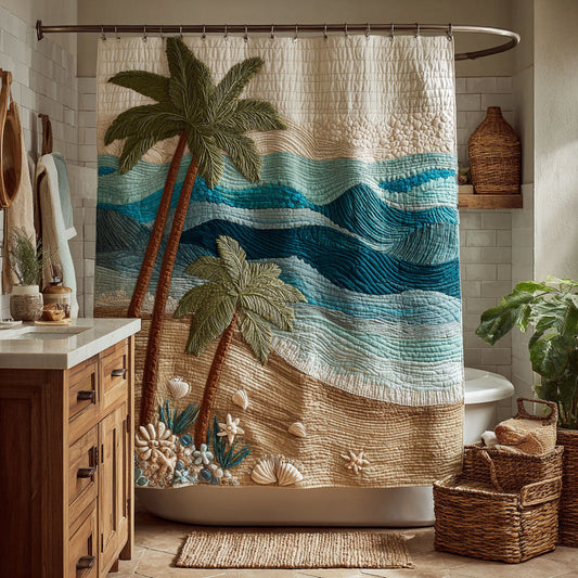 Tranquil Coast Shower Curtain NCU0NNT2941