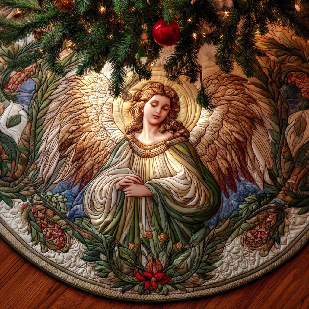 Tranquil Prayer Quilted Tree Skirt NCU0NXD948