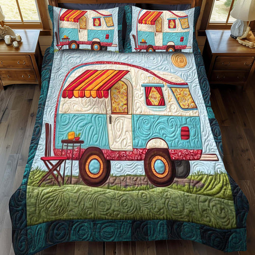 Tranquil Woods 3-Piece Quilted Bedding Set NCU0NT673
