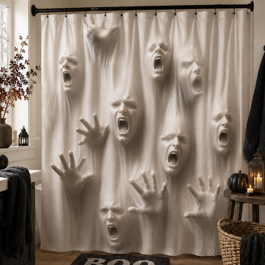 Trapped Souls Shower Curtain NCU0DV2396