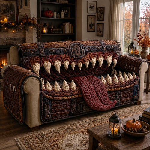 Treasure Chest Trap Quilted Sofa Cover NCU0DV2428