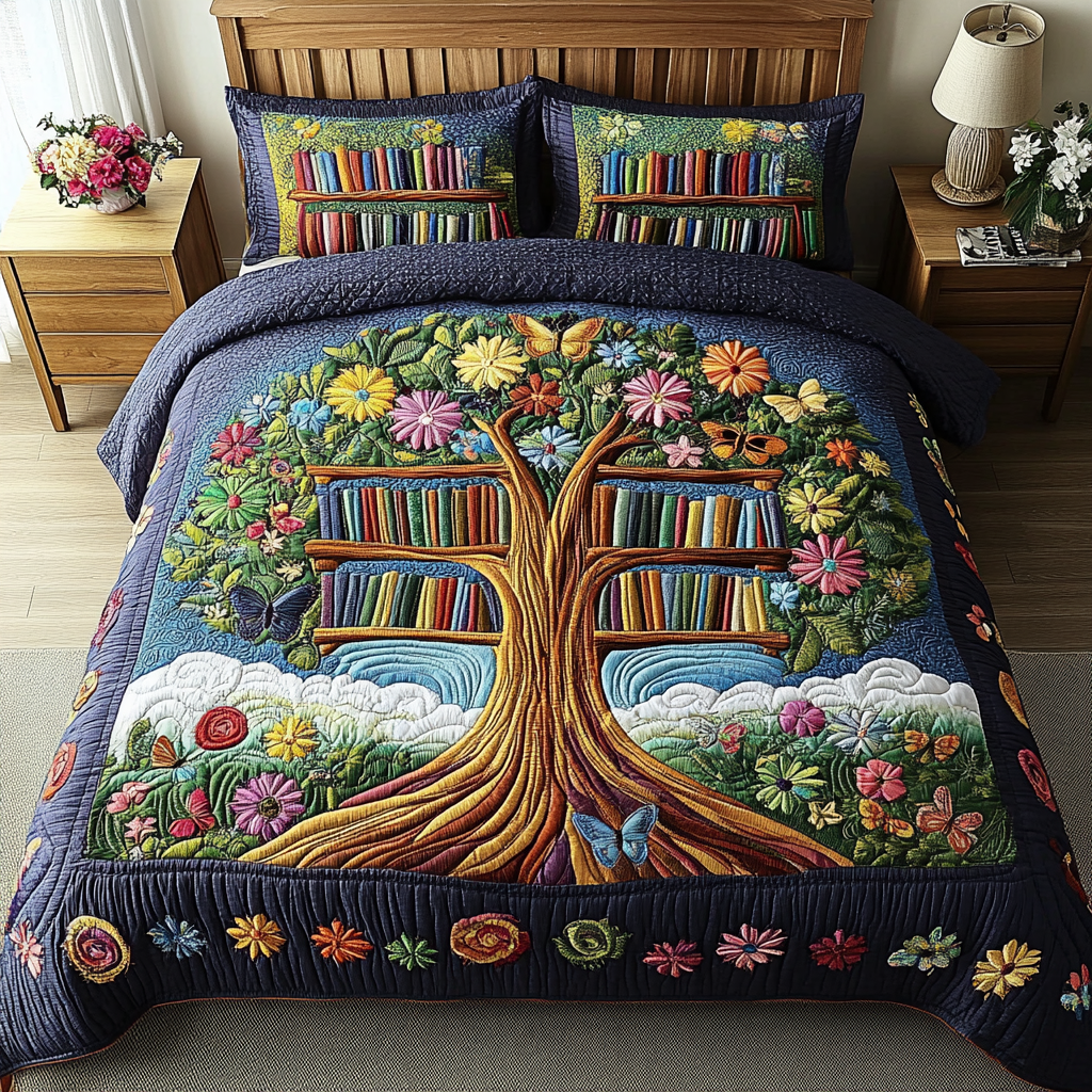 Tree Tales Duvet Cover Set NCU0PVL177