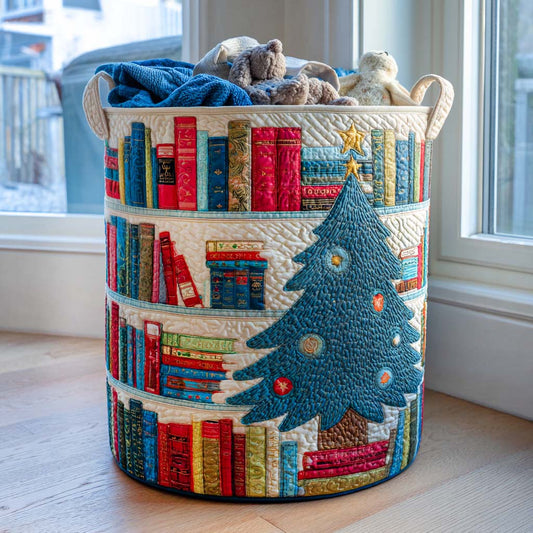 Tree and Tales Quilted Laundry Basket NCU0NNT1674