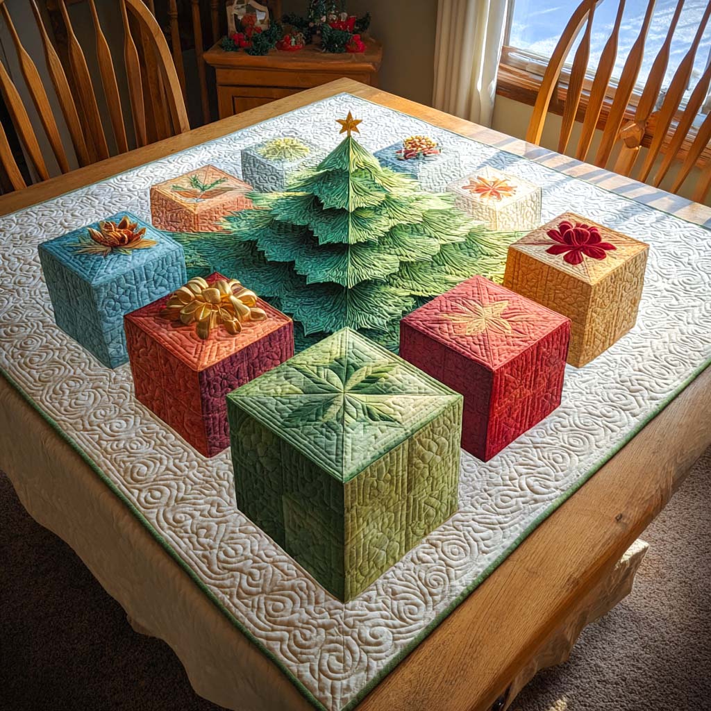 Tree of Wonders Quilted Table Topper NCU0NXD268