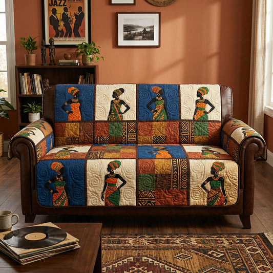 Tribal Beauty Quilted Sofa Cover NCU0NTD1859