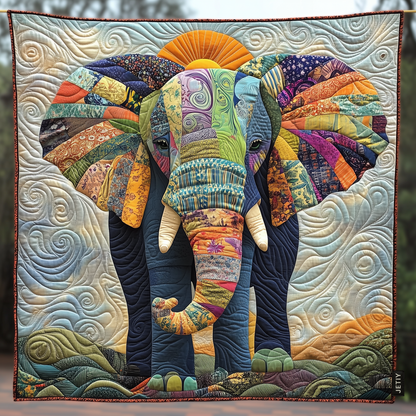 Elephant Quilted Blanket NCU0VT50