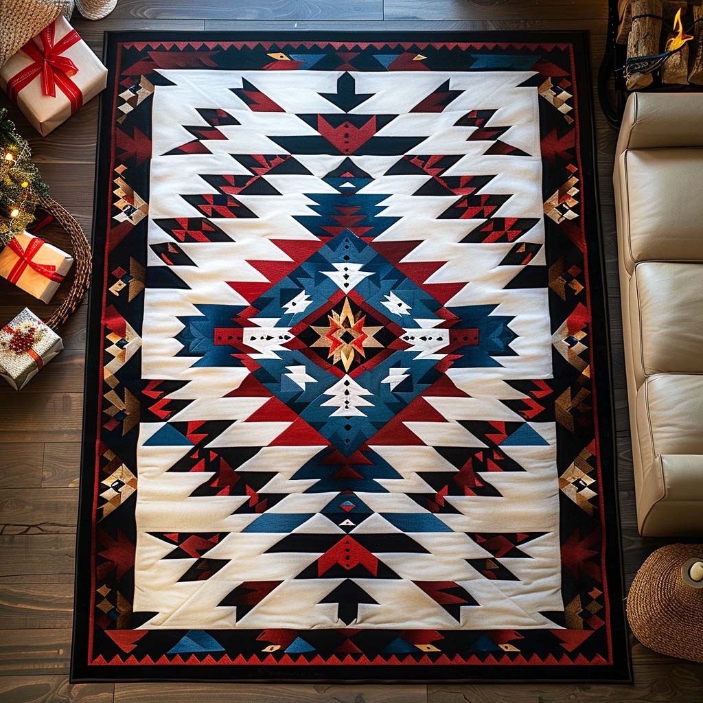 Tribal Geometry Area Rug NCU0DQQ067