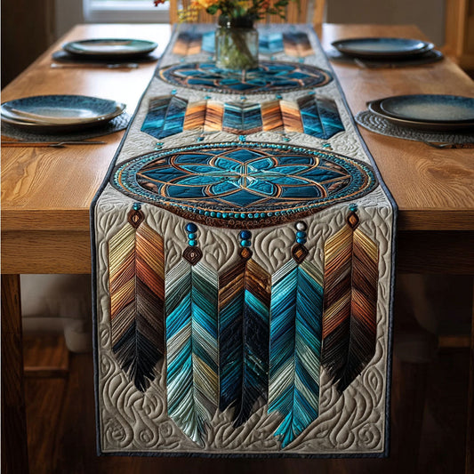 Tribal Harmony Quilted Table Runner NCU0NNT2762