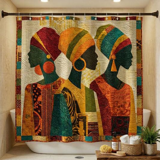 Tribal Harmony Shower Curtain NCU0NNT3106