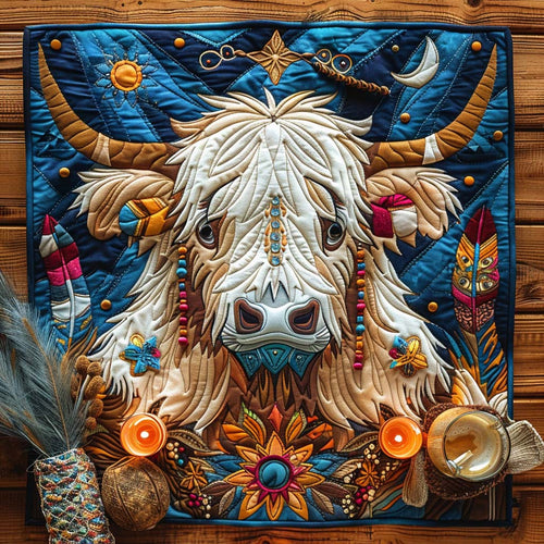 Tribal Highland Quilted Table Topper NCU0DQQ107