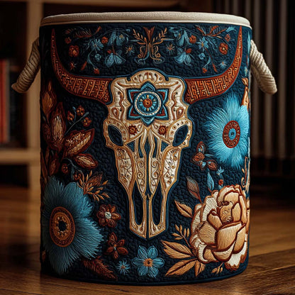 Tribal Night Quilted Laundry Basket NCU0DQQ0117