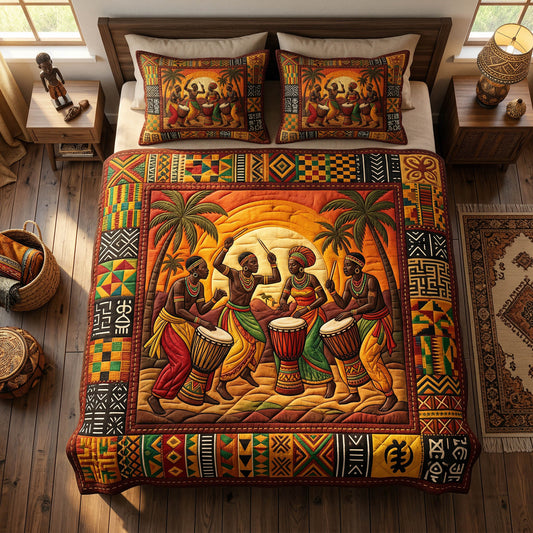 Tribal Soul 3-Piece Quilted Bedding Set NCU0NTD1845