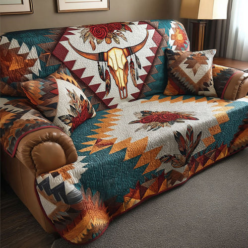 Tribal Spirit Quilted Sofa Cover NCU0NTD1709