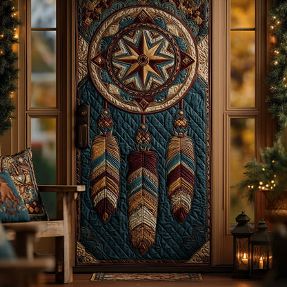 Tribal Star Pathway Quilted Door Cover NCU0LDH139