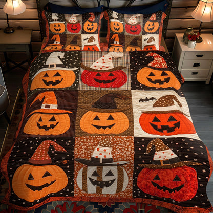 Trick Or Treat Tapestry Quilted Bedding Set NCU0DV951