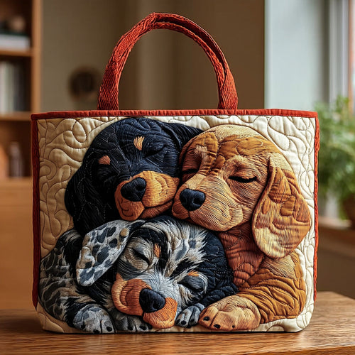 Tricolor Dreaming Quilted Tote Bag NCU0LDH108