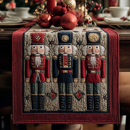 Trio Nutcracker Quilted Table Runner NCU0DQQ090