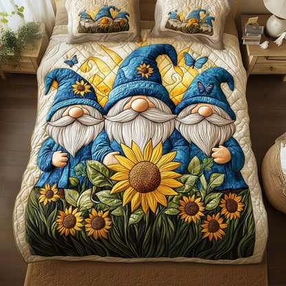 Triple Delight 3-Piece Quilted Bedding Set NCU0NNT139