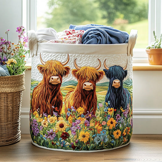 Triple Charm Quilted Laundry Basket NCU0PVL494