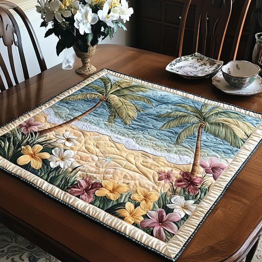 Tropical Breeze Quilted Table Topper NCU0DDK649