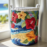 Tropical Flame Quilted Laundry Basket NCU0PVL485
