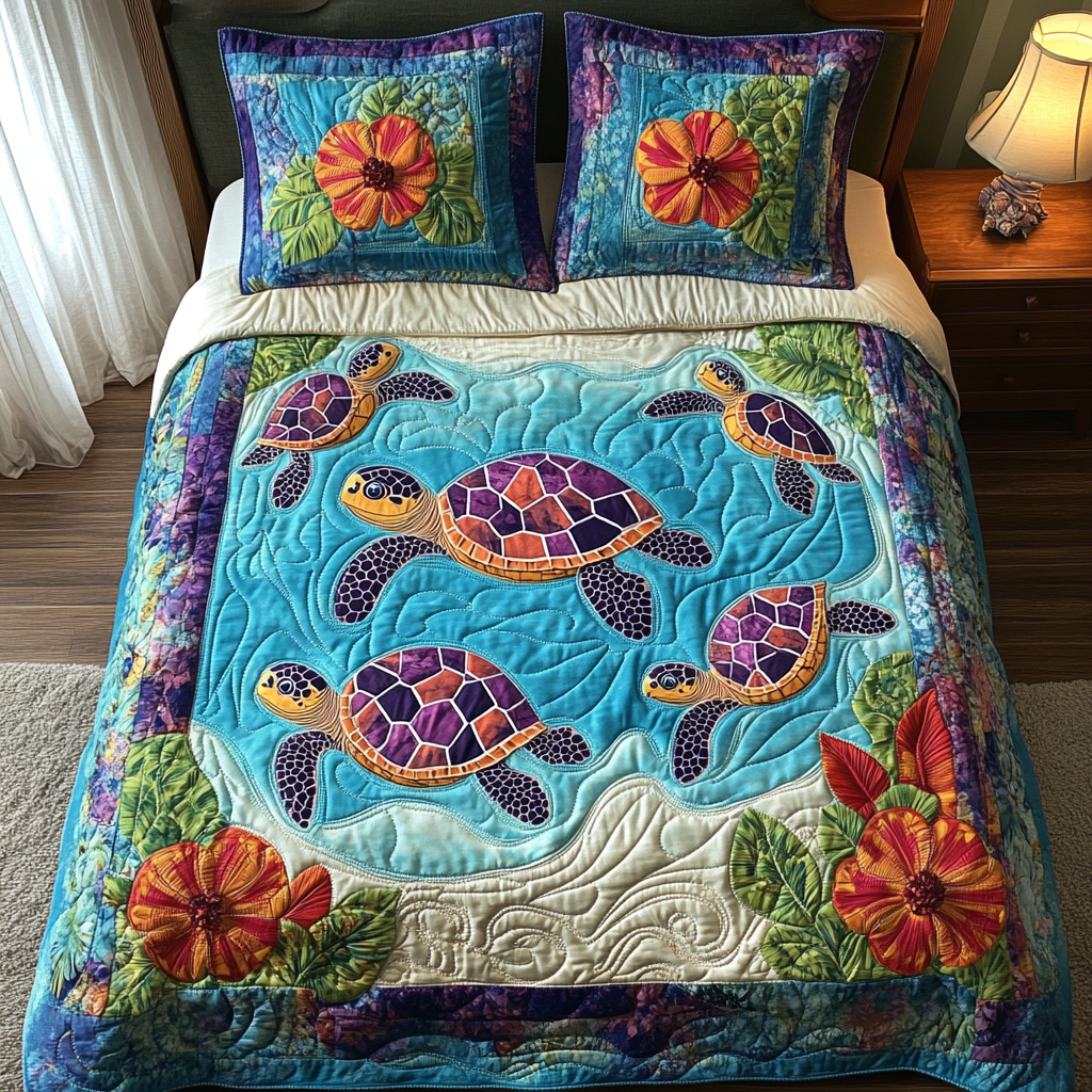 Tropical Haven Quilted Bedding Set NCU0DV059