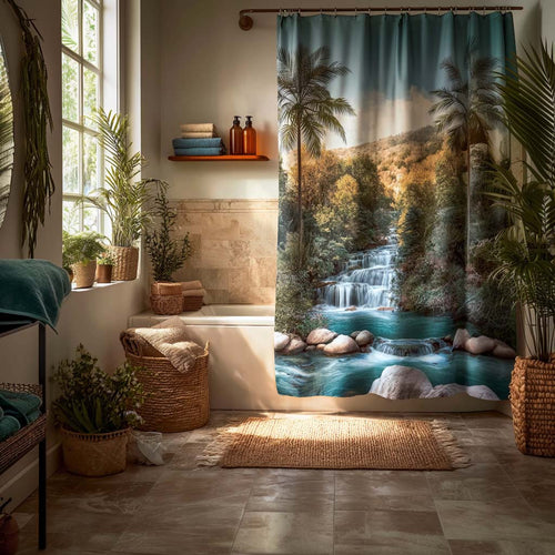 Tropical Haven Shower Curtain NCU0DQQ0247