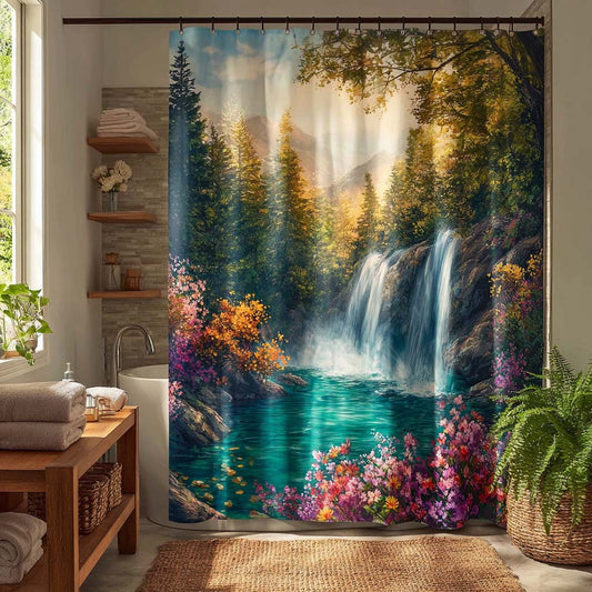 Tropical Serenity Shower Curtain NCU0DQQ0238