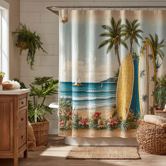 Tropical Sunset Shower Curtain NCU0DDK2494