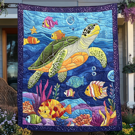 Tropical Tranquility Quilted Blanket NCU0DK736