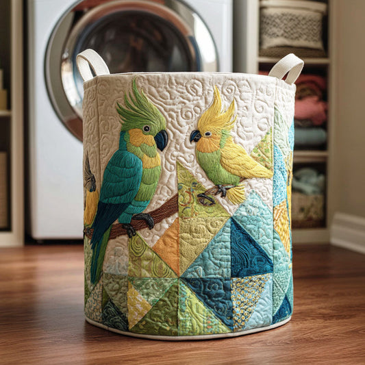Tropical Wing Quilted Laundry Basket NCU0NTD203