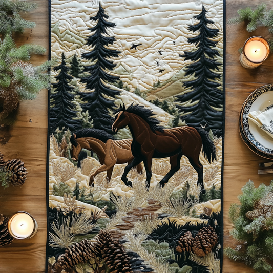 Trot Trail Quilted Table Runner NCU0NVH433