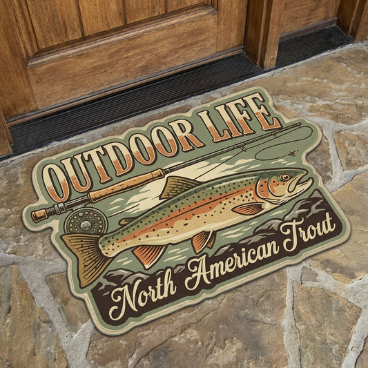 Trout Legacy Custom Shape Doormat NCU0NTV1025