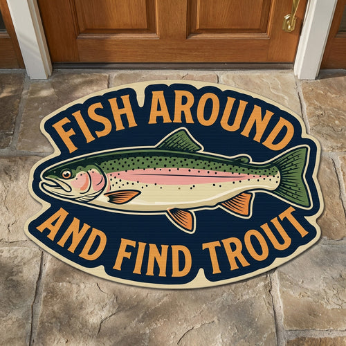 Trout Quest Custom Shape Doormat NCU0NTV1022