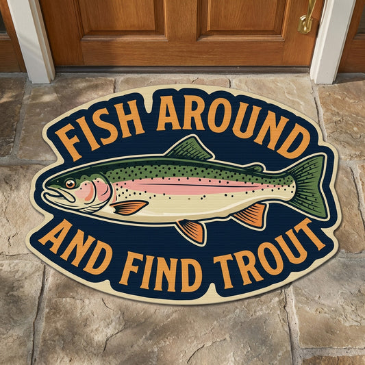 Trout Quest Custom Shape Doormat NCU0NTV1022