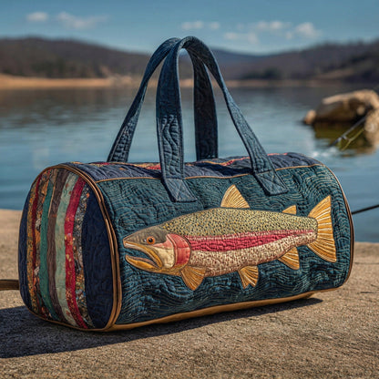 Trout Waters Quilted Duffle Bag NCU0LDH566