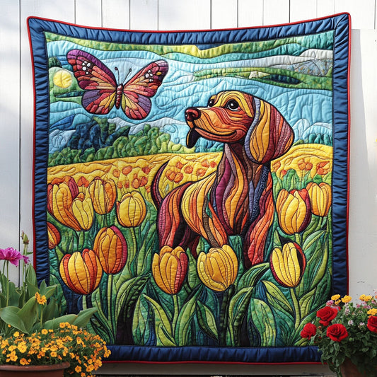 Tulip Chase Quilted Blanket NCU0NNT771