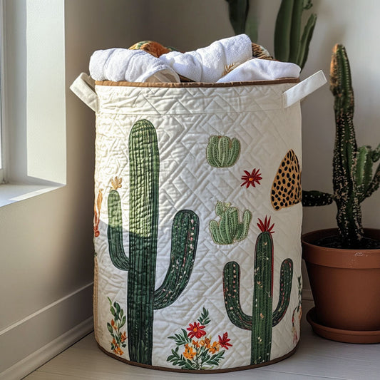 Tumbleweed Trails Quilted Laundry Basket NCU0PTT1089