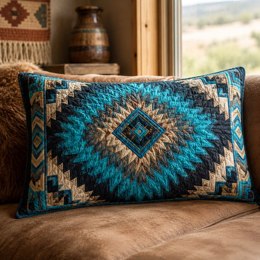 Turquoise Mesa Quilted Bedding Pillow Case NCU0LDH295