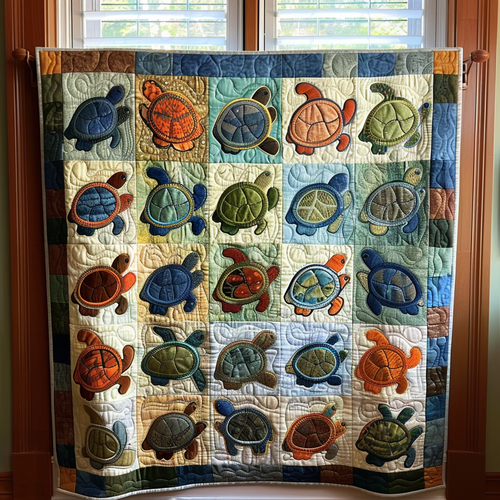 Turtle Cove Quilted Blanket NCU0TH654