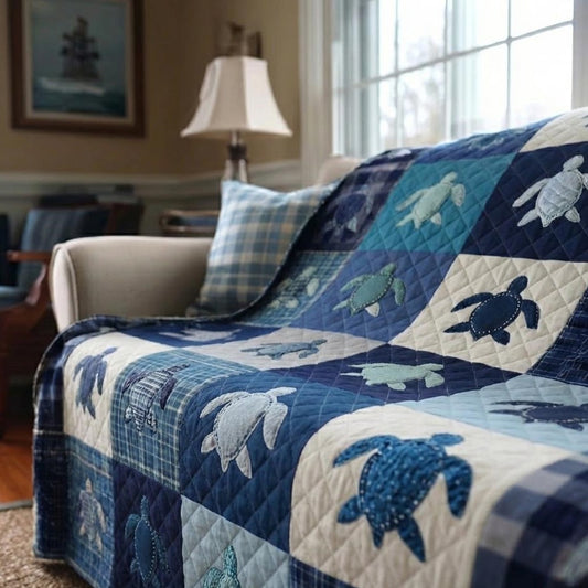 Turtle Haven Quilted Blanket NCU0DV1937