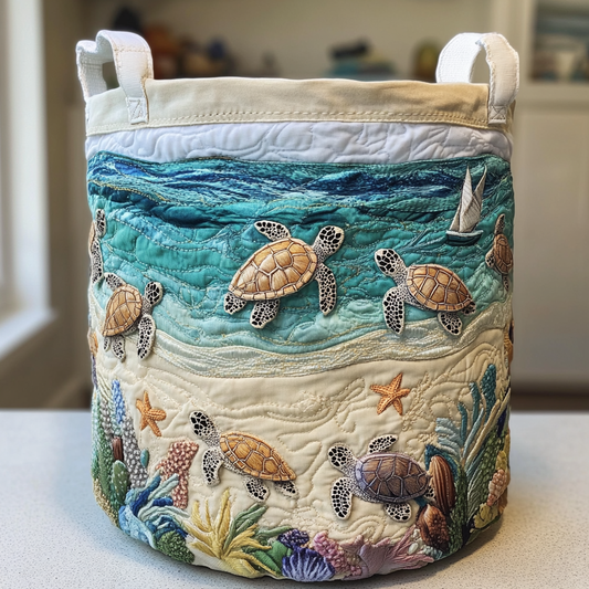 Turtle Coast Quilted Laundry Basket NCU0DDK850