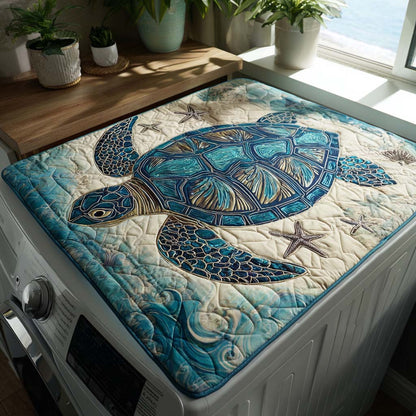 Turtle Cove Quilted Washer and Dryer Cover NCU0NTD056