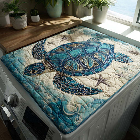Turtle Cove Quilted Washer and Dryer Cover NCU0NTD056