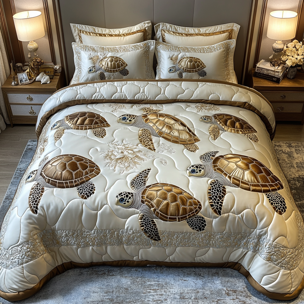 Turtle Current Duvet Cover Set NCU0DV213