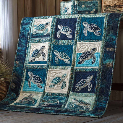 Turtle Patch Quilted Blanket NCU0NXD1766