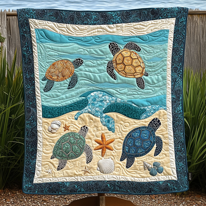 Turtle Tide Quilted Blanket NCU0DK2339