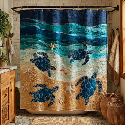 Turtle Voyage Shower Curtain NCU0DDK2340