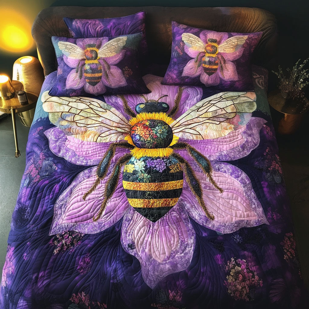 Majestic Antlers 3-Piece Quilted Bedding Set NCU0PVL066