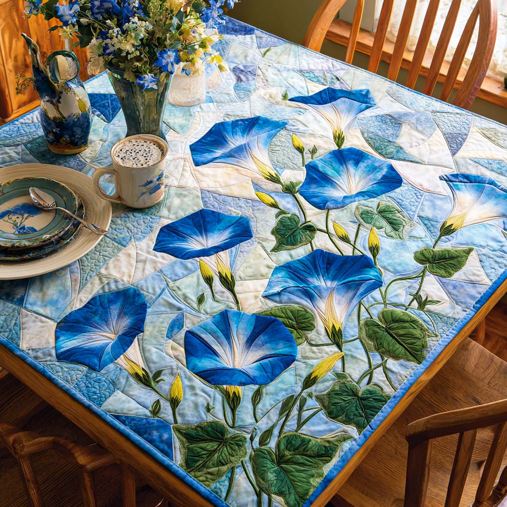 Twilight Bloom Quilted Table Topper NCU0NNT1685